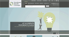 Desktop Screenshot of enrollmentbenefitconcepts.com