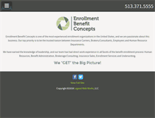 Tablet Screenshot of enrollmentbenefitconcepts.com